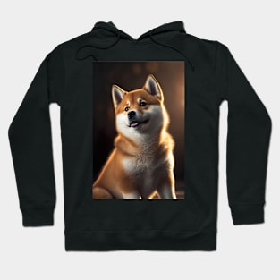 Happy Shiba Inu Dog Hoodie